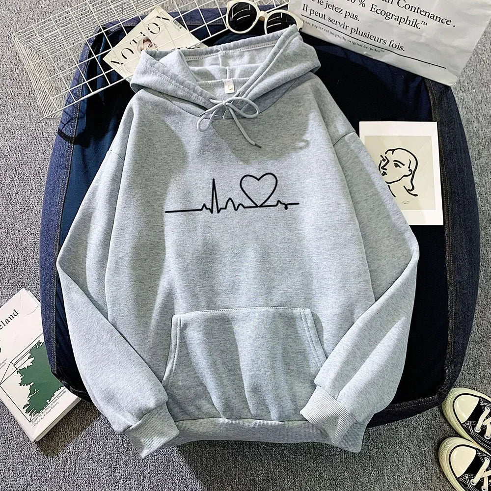 2025 Autumn Winter Women Fleece Hoodies Thick Warm Female Long Sleeve