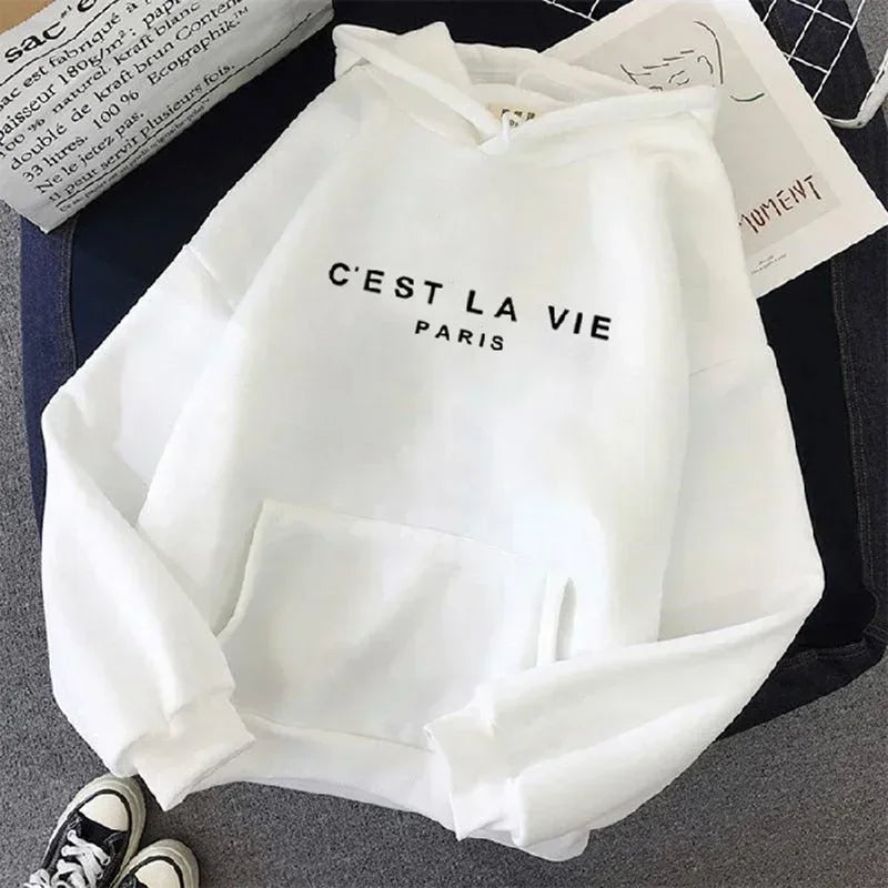 2025 Autumn Winter Women Fleece Hoodies Thick Warm Female Long Sleeve