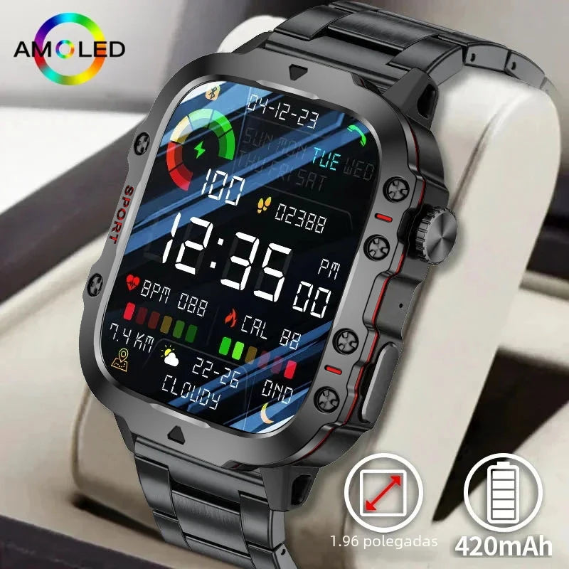 "Smart Watch for Men - IP68 Waterproof Fitness Tracker with BT Call"